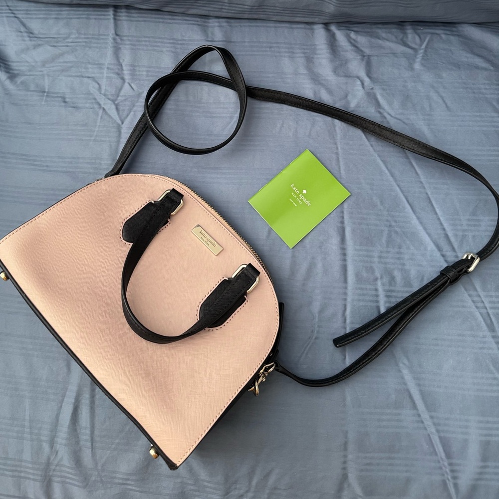 Kate Spade Blush and Black Crossbody Bag